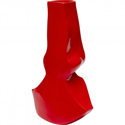 Vase red nose and lips 38cm Kare Design