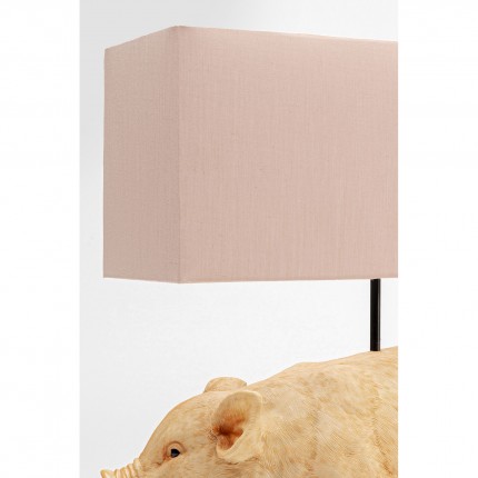 Lampe cochon rose Kare Design