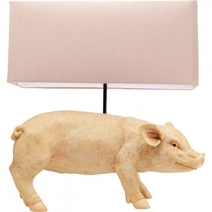 Lampe cochon rose Kare Design