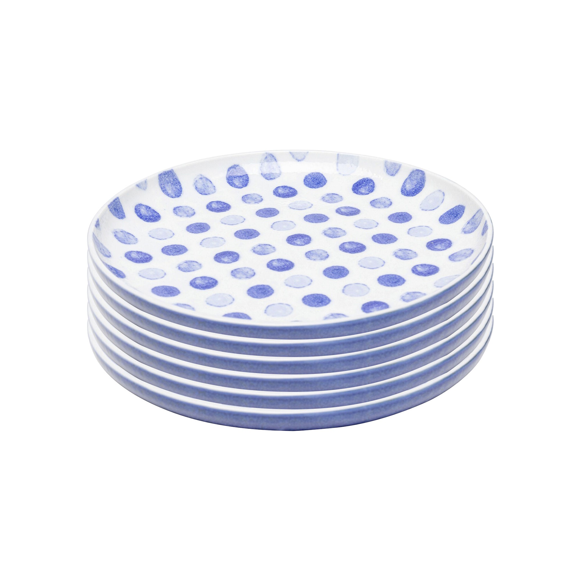 Assiettes Partitio Dots 22cm set de 6 Kare Design