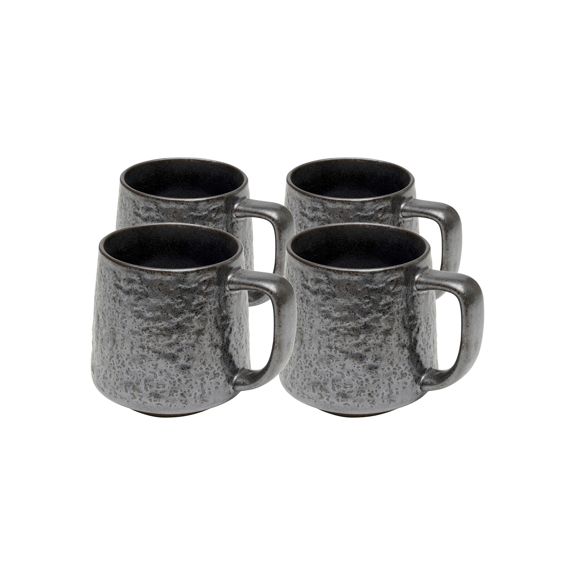 Mug Cosmos black (4/set) Kare Design