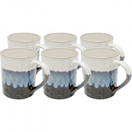 Mug Brezza green (6/set) Kare Design