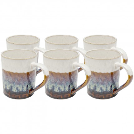 Mug Brezza brown (6/set) Kare Design