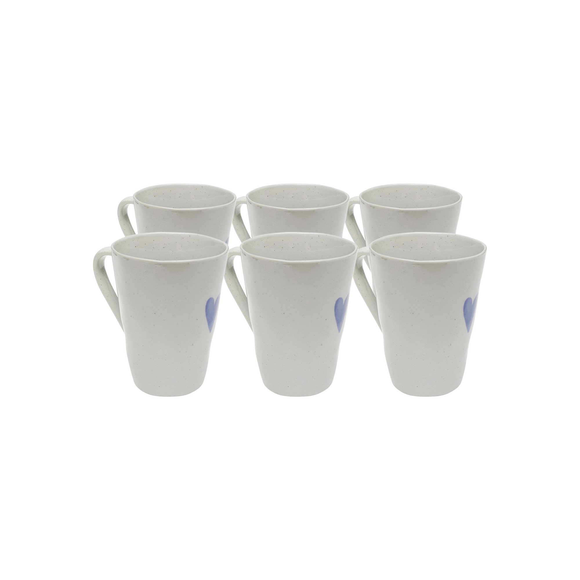 Mugs Cuori set de 6 Kare Design