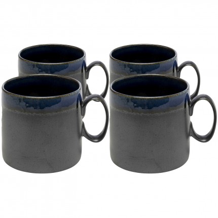 Mugs Kassandra noirs set de 4 Kare Design