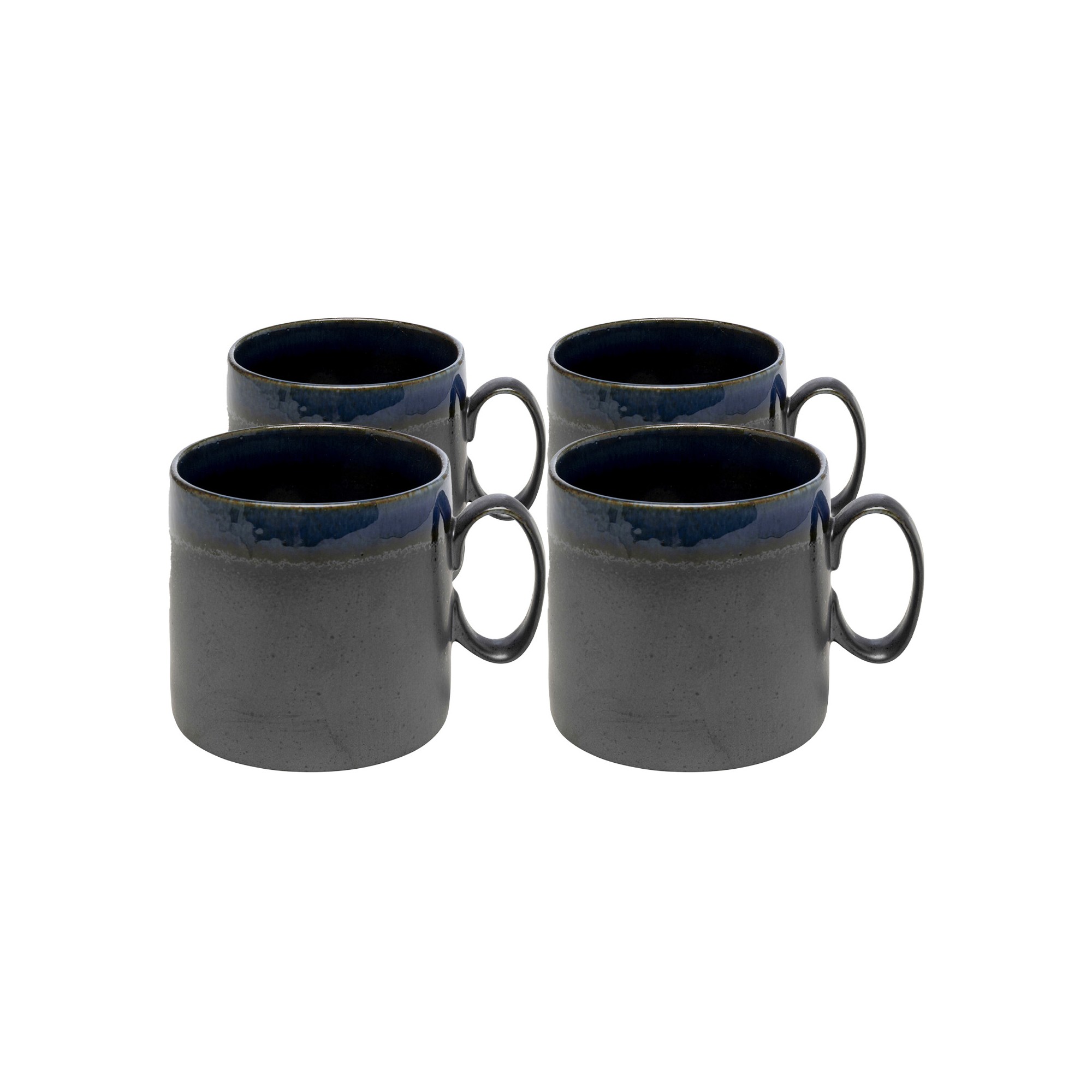 Mug Kassandra black (4/set) Kare Design