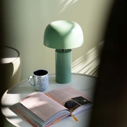 Lampe Loungy vert sage Kare Design