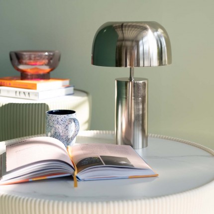 Table Lamp Loungy chrome Kare Design