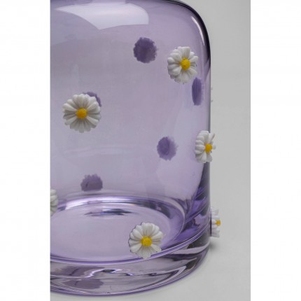 Carafe Party violette fleurs Kare Design