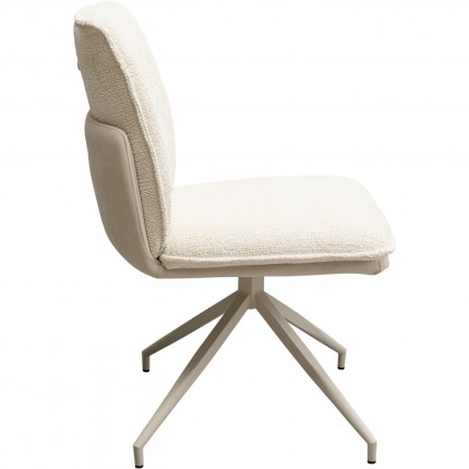 Swivel chair Hilla cream Kare Design