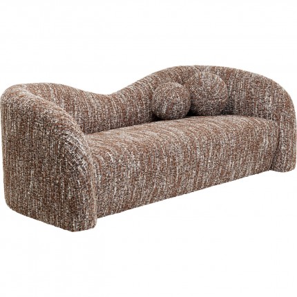 Sofa Livia Melange 2-Seater brown Kare Design