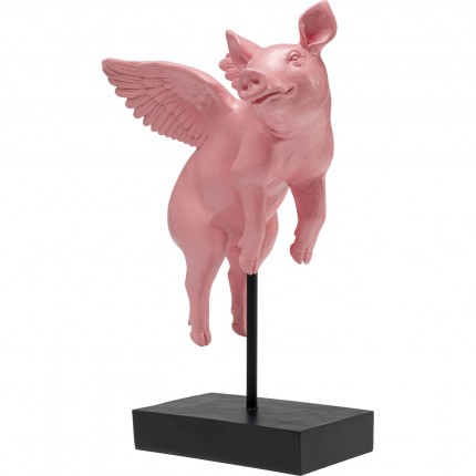 Déco cochon volant rose Kare Design