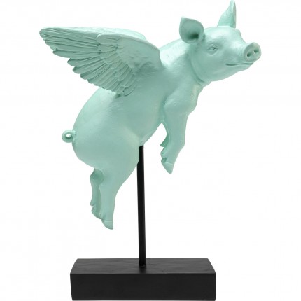 Déco cochon volant vert Kare Design