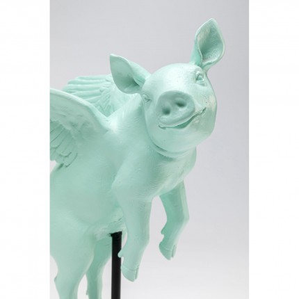 Déco cochon volant vert Kare Design