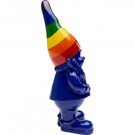 Deco gnome blue rainbow 21cm Kare Design