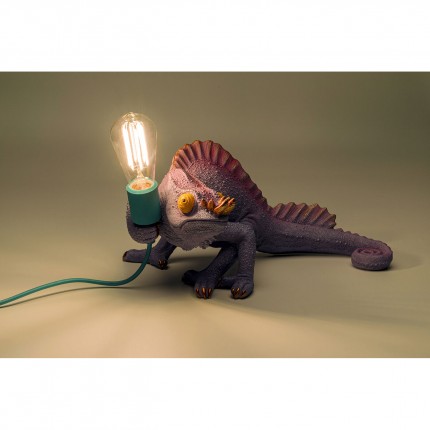 Lampe caméléon violet Kare Design