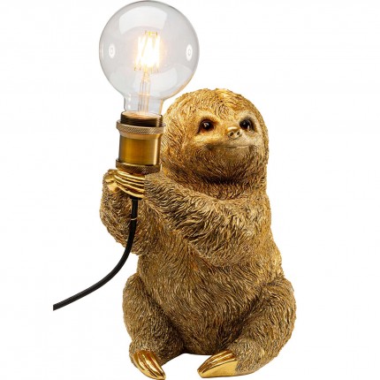 Table Lamp gold sloth Kare Design