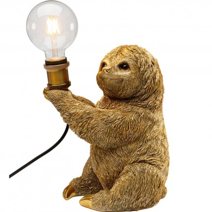 Table Lamp gold sloth Kare Design