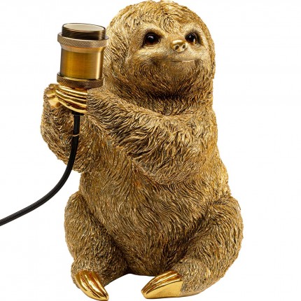 Table Lamp gold sloth Kare Design