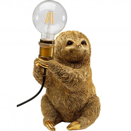 Table Lamp gold sloth Kare Design