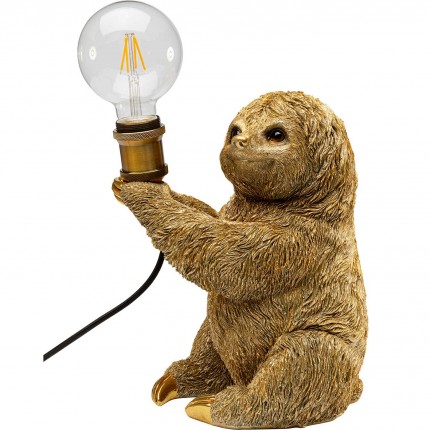 Table Lamp gold sloth Kare Design