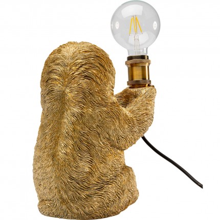 Table Lamp gold sloth Kare Design