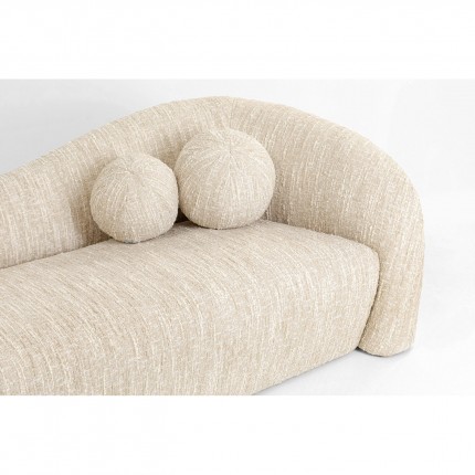 Sofa Livia Melange 3-Seater cream Kare Design