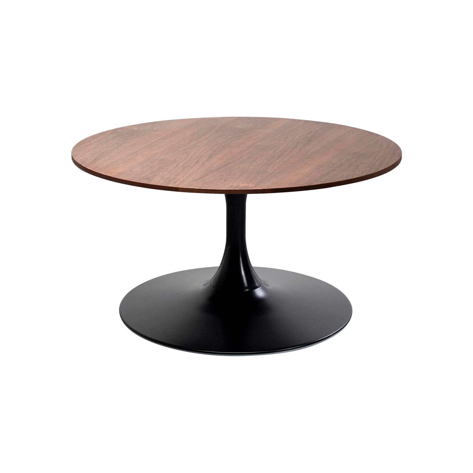 Table basse Schickeria 80cm noyer et noire Kare Design