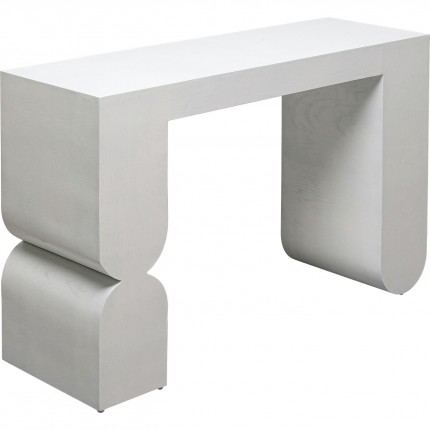 Console Curve 120x38cm blanche Kare Design