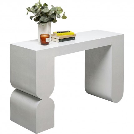 Console Curve 120x38cm blanche Kare Design