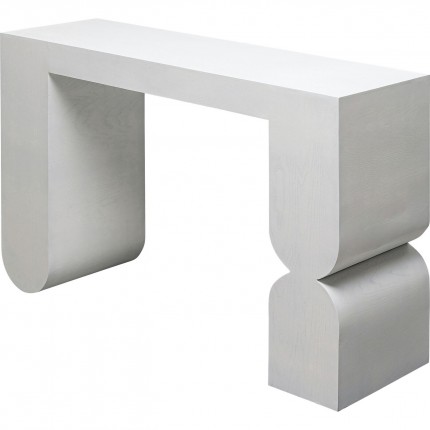 Console Curve 120x38cm blanche Kare Design