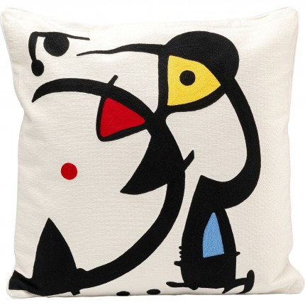 Coussin Art Line blanc Kare Design