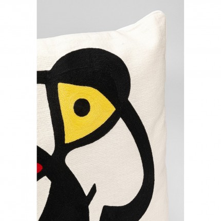 Coussin Art Line blanc Kare Design