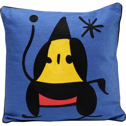 Coussin Art Line bleu Kare Design