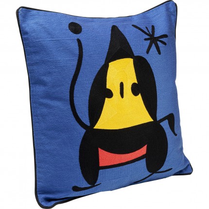 Coussin Art Line bleu Kare Design