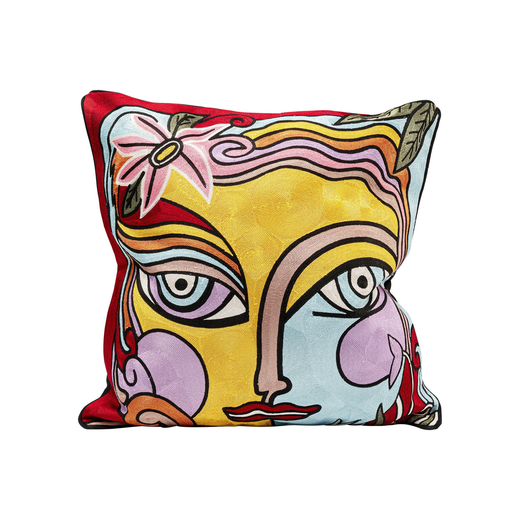 Coussin Art Line Face 50x50cm