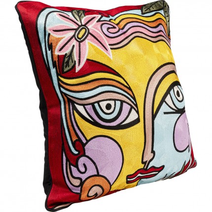 Coussin Art Line visage Kare Design