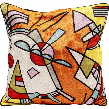 Coussin Art Line orange Kare Design