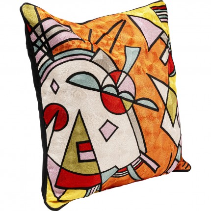 Coussin Art Line orange Kare Design