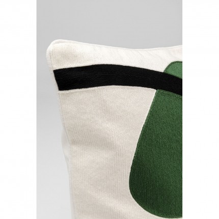 Coussin Art Line vert Kare Design