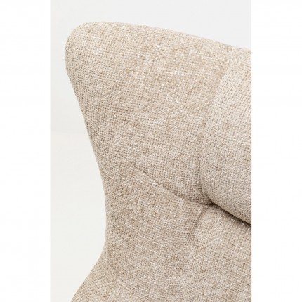 Fauteuil à bascule Romeo beige Kare Design