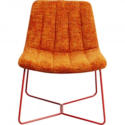 Armchair Ally orange Kare Design