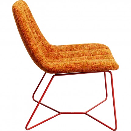 Armchair Ally orange Kare Design