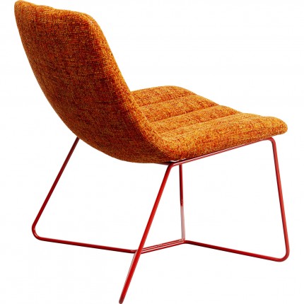 Armchair Ally orange Kare Design