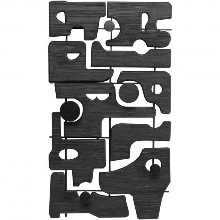 Wall Coat Rack Art Shapes 90x51cm Kare Design