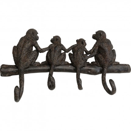 Wall Coat Rack monkey family Kare Design