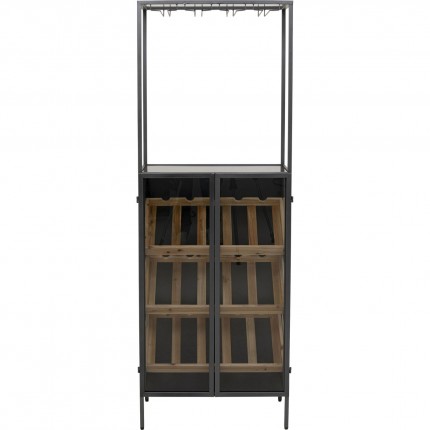 Bottle Rack Porto 170x60cm black Kare Design