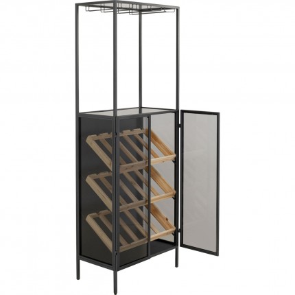 Bottle Rack Porto 170x60cm black Kare Design