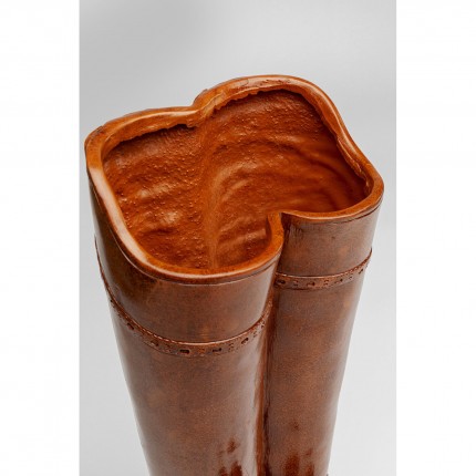 Porte-parapluies bottes marron Kare Design