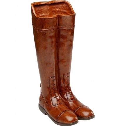 Porte-parapluies bottes marron Kare Design